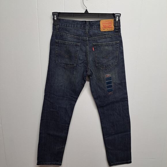 Levi's 508 Taper Fit Youth Jeans‎ Size 12 Reg 26x26 Dark Wash 100% Cotton - Picture 1 of 8